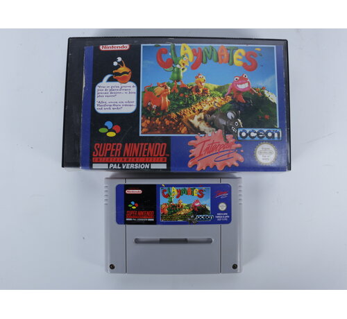 SNES - Claymates - Plastic Boxed