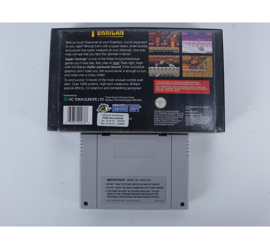 SNES - Super Turrican - Plastic Boxed
