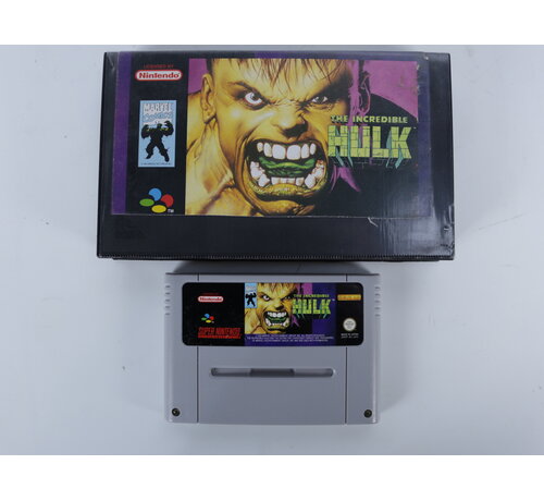 SNES - The Incredible Hulk - Plastic Boxed