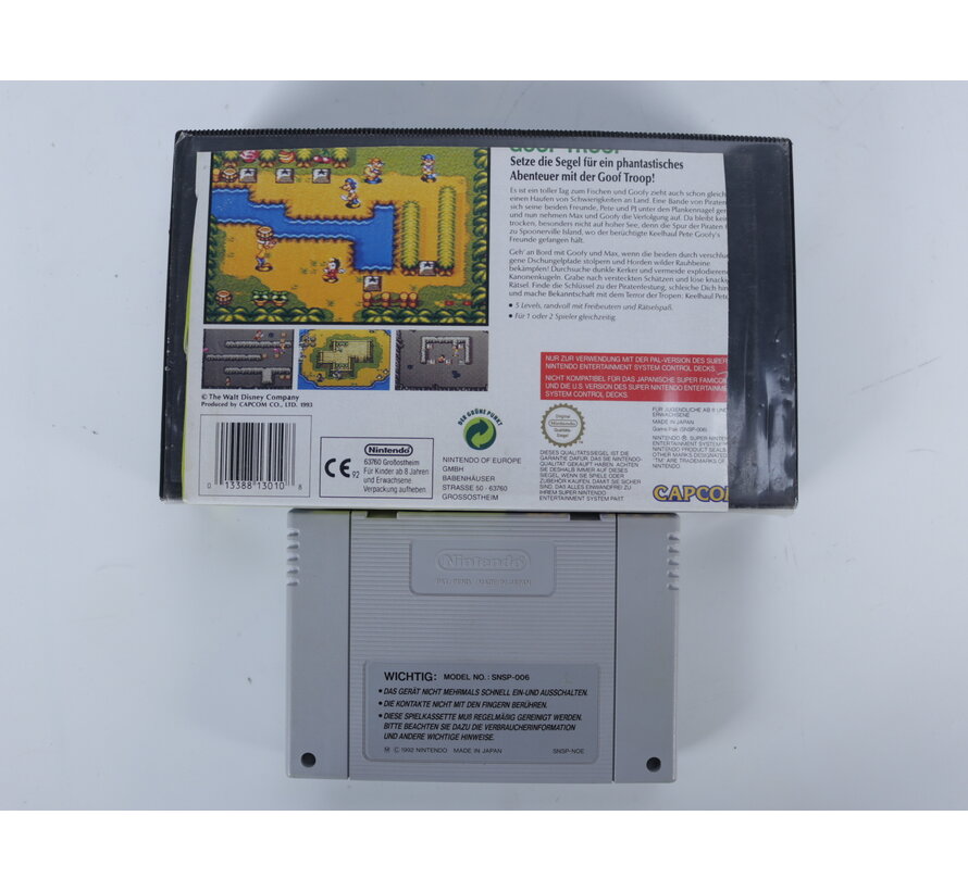 SNES - Goof Troop - Plastic Boxed