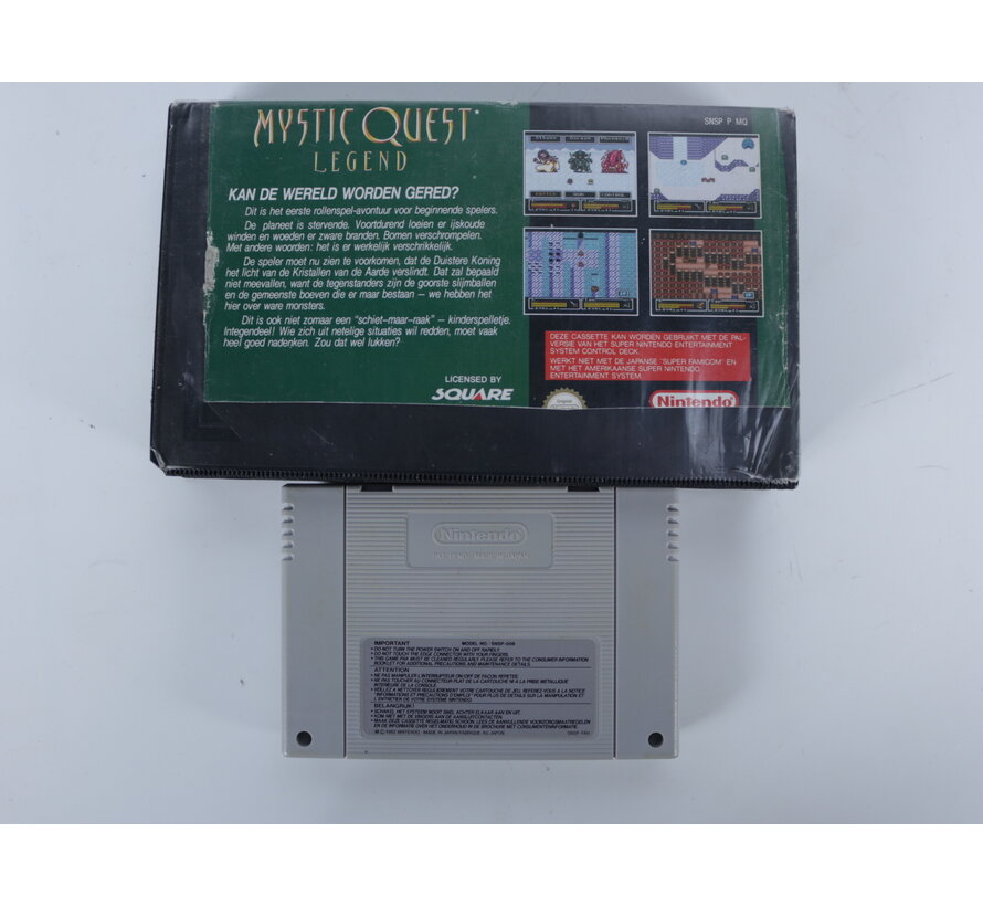 SNES - Mystic Quest Legend - Plastic Boxed