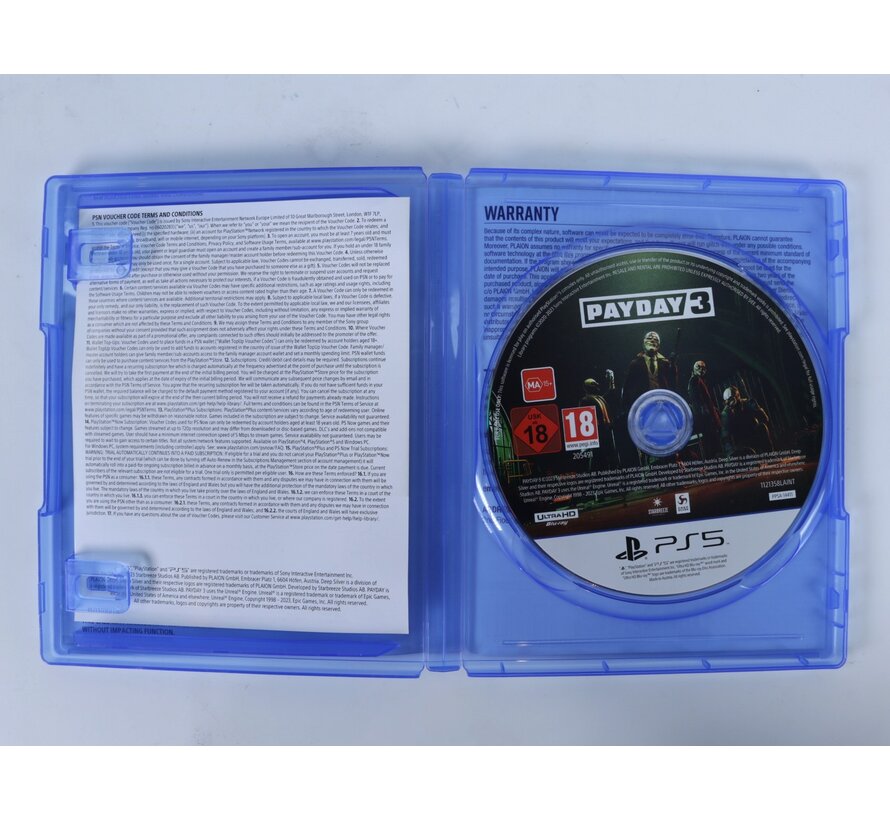 Playstation 5 - Payday 3 Day One Edition