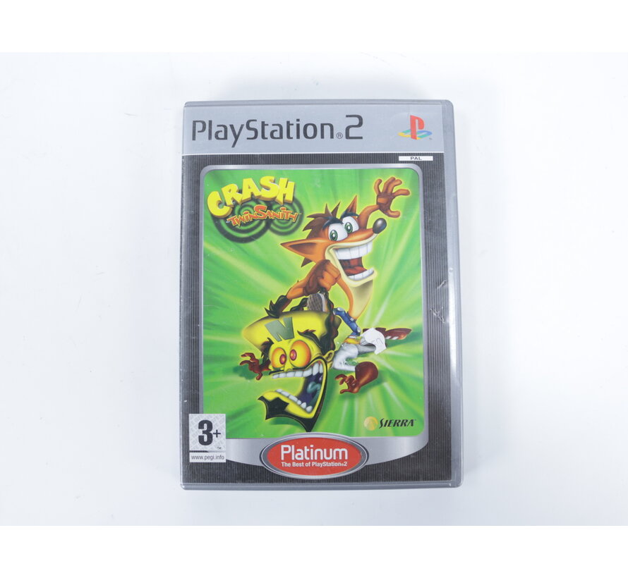 Playstation 2 - Crash Twin Sanith[Platinum][No Manual]