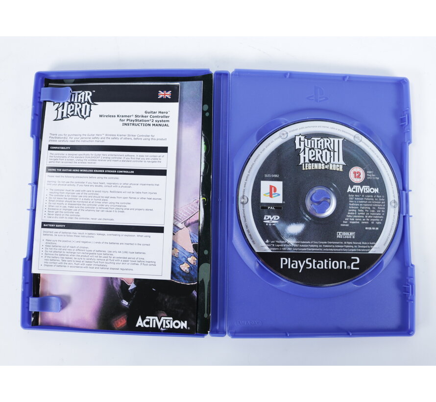 Playstation 2 - Guitar Hero III Legends of Rock