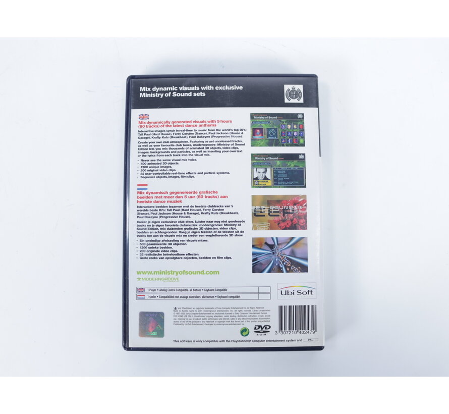 Playstation 2 - Moderngroove Ministry of Sound Edition