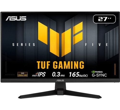 ASUS TUF Gaming VG27AQE5A - QHD Fast IPS Gaming Monitor - 165hz - 27 inch