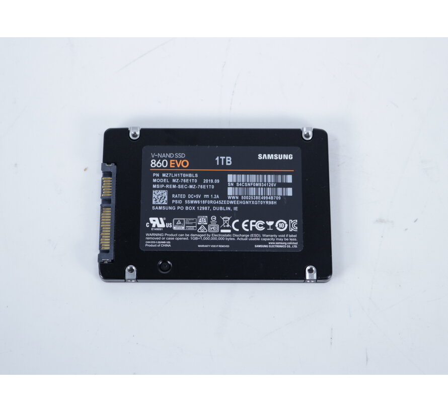860 EVO 1TB SSD [Tweedekansje]
