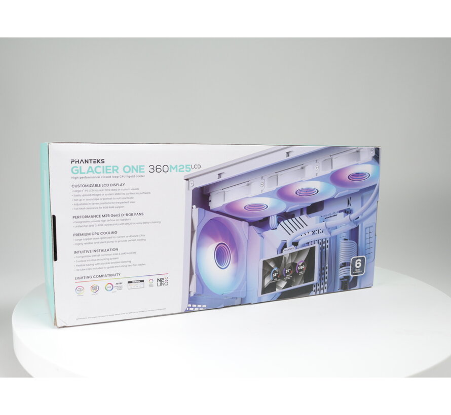 Glacier One 360M25 LCD Wit [nieuw]