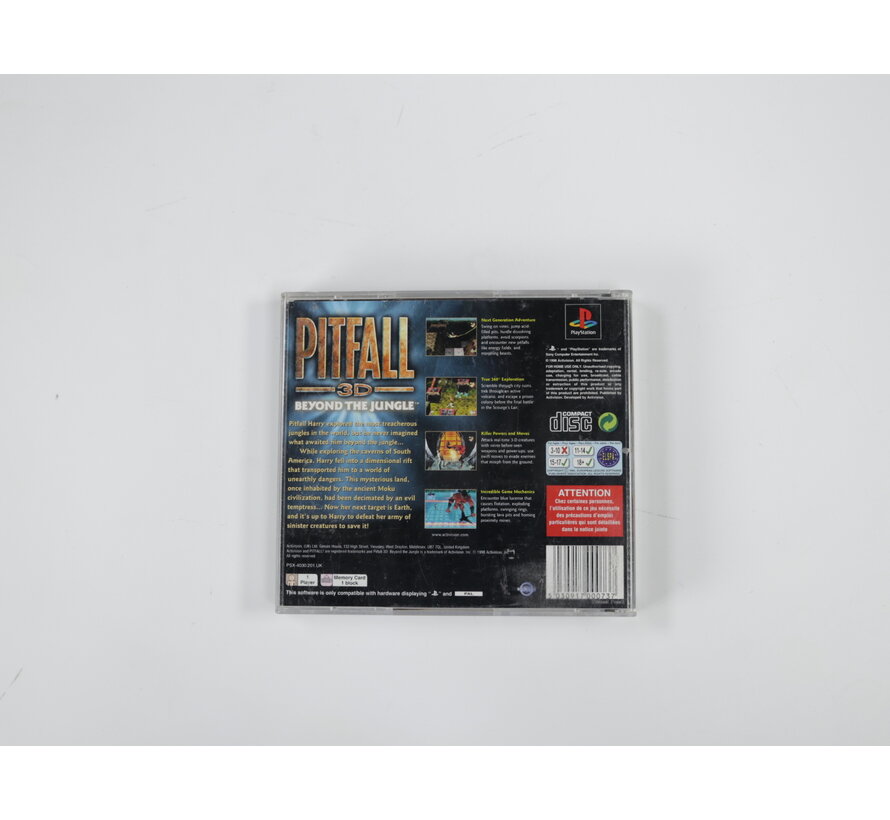 Playstation 1 - Pitfall 3D: Beyond the jungle