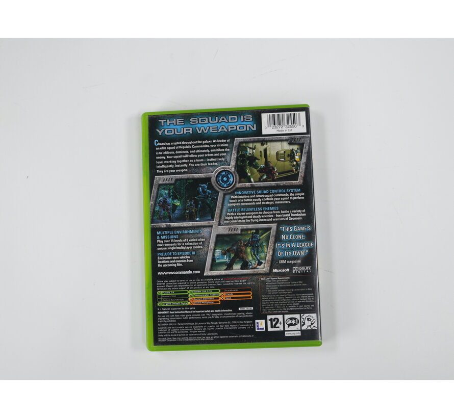 Xbox Classic - Star Wars: Republic Commando [No Manual]