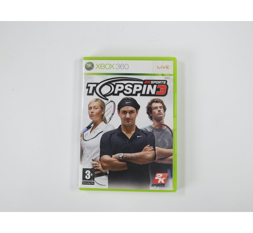 Xbox 360 - Top Spin 3 [No Manual]