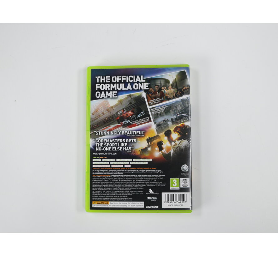 Xbox 360 - F1 2010