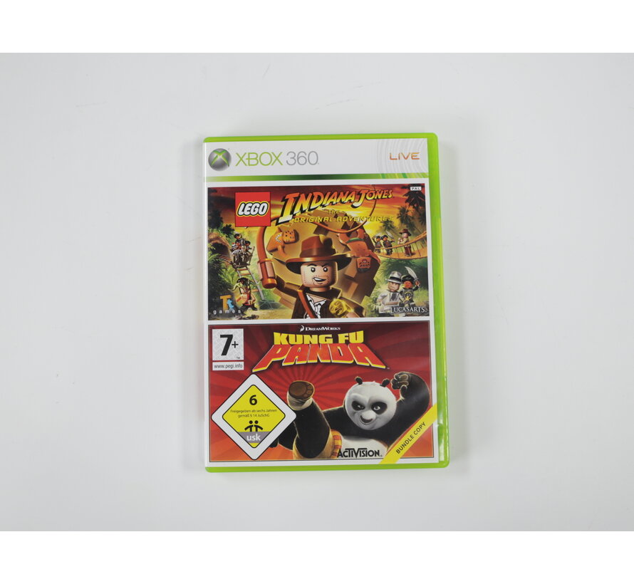 Xbox 360 -  LEGO Indiana Jones: The Original Adventures / Kung Fu Panda Double Pack