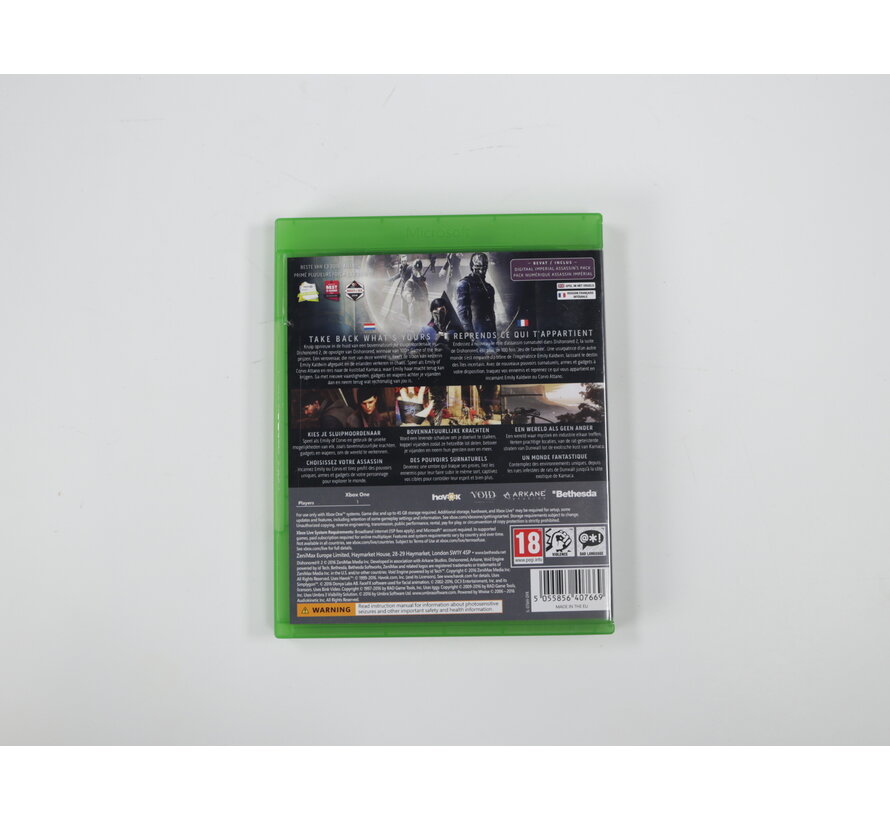 Xbox one - Dishonored 2