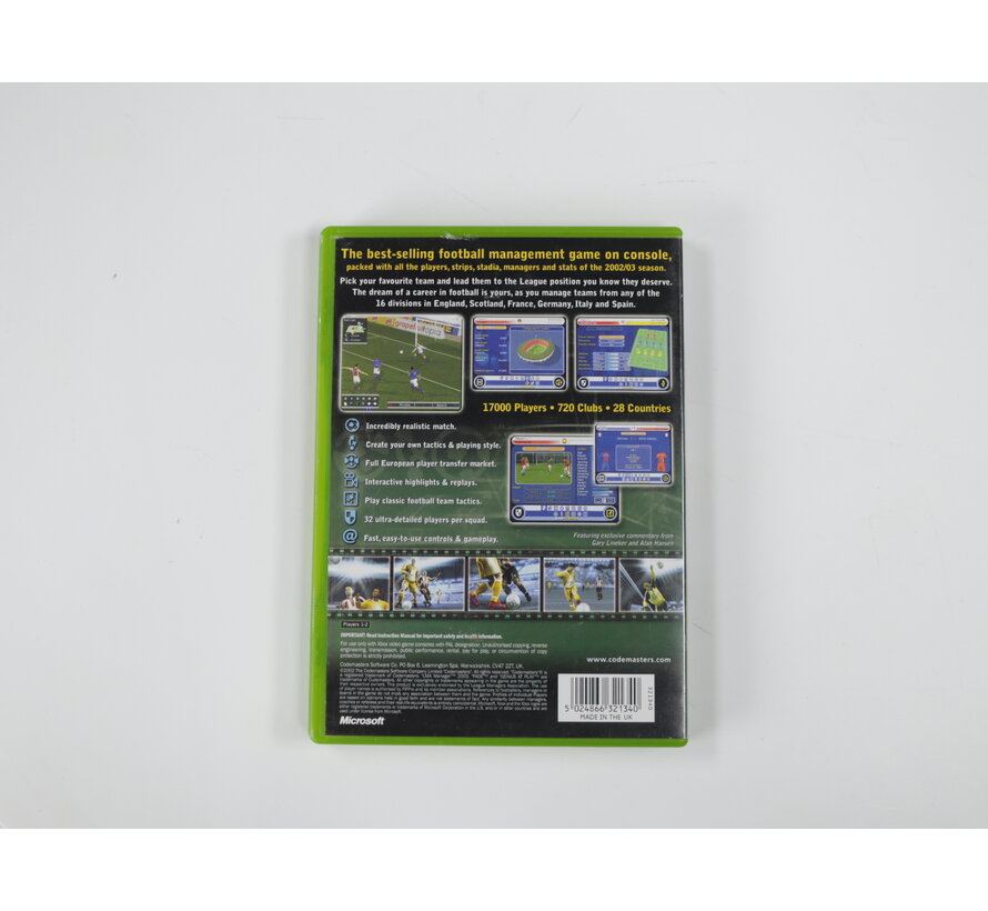 Xbox Classic - LMA Manager 2003