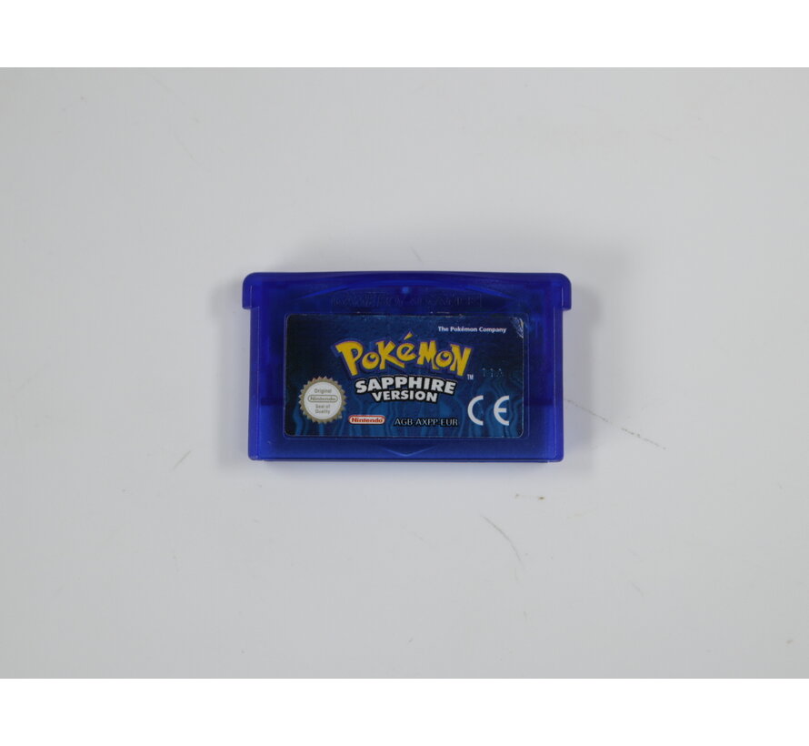 Game Boy Advance - Pokemon Sapphire Version