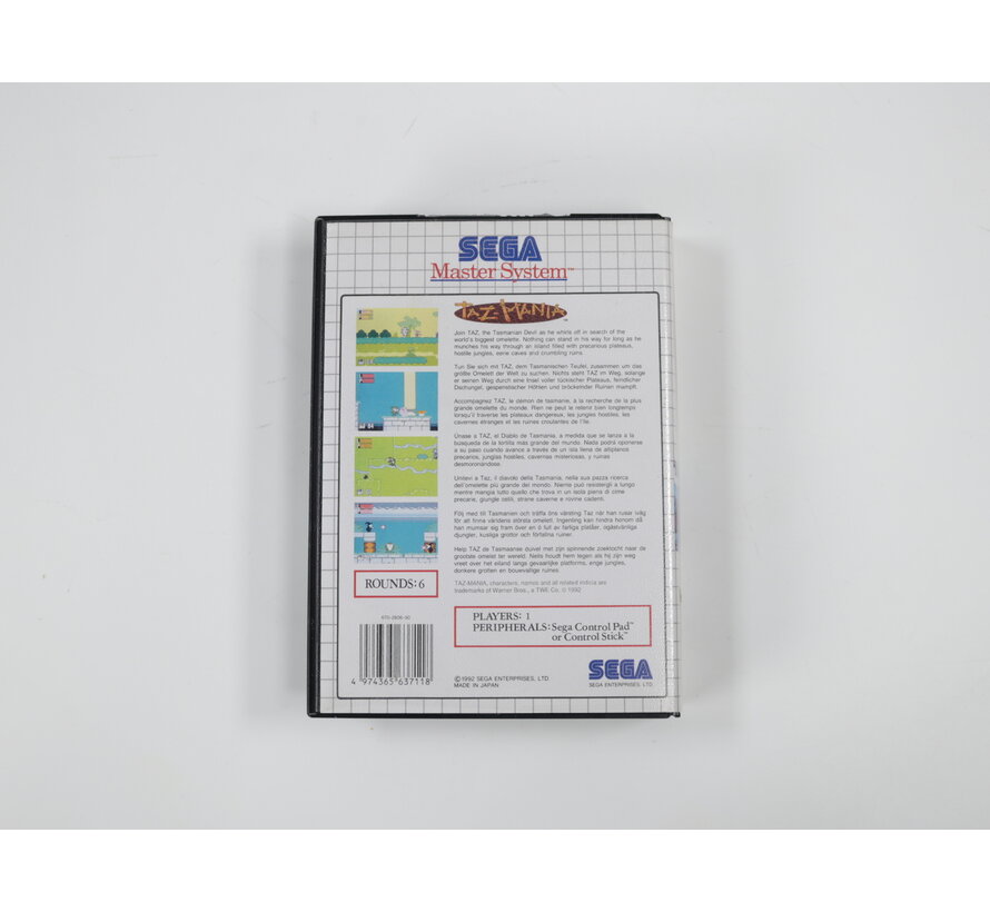 Sega Master System - Taz-Mania