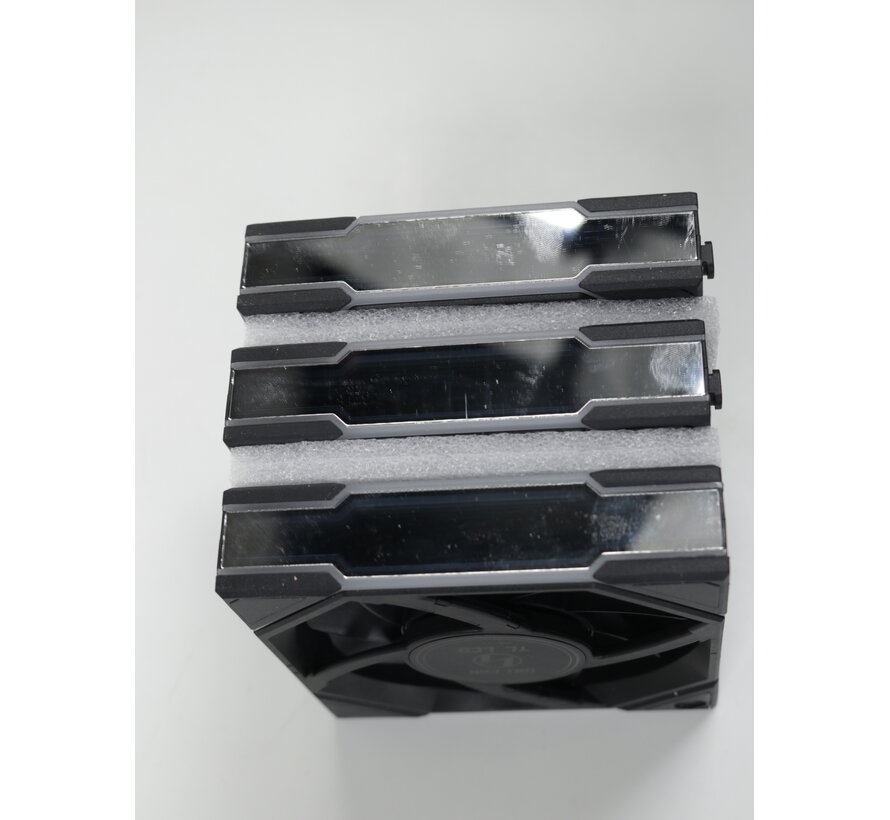 UNI FAN TL LCD Series 120mm 3-Pack Black