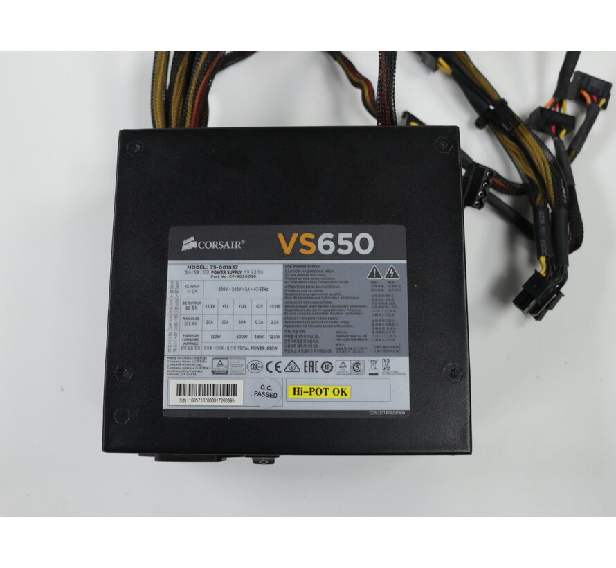 VS650 Bronze (80Plus) [Tweedekansje]