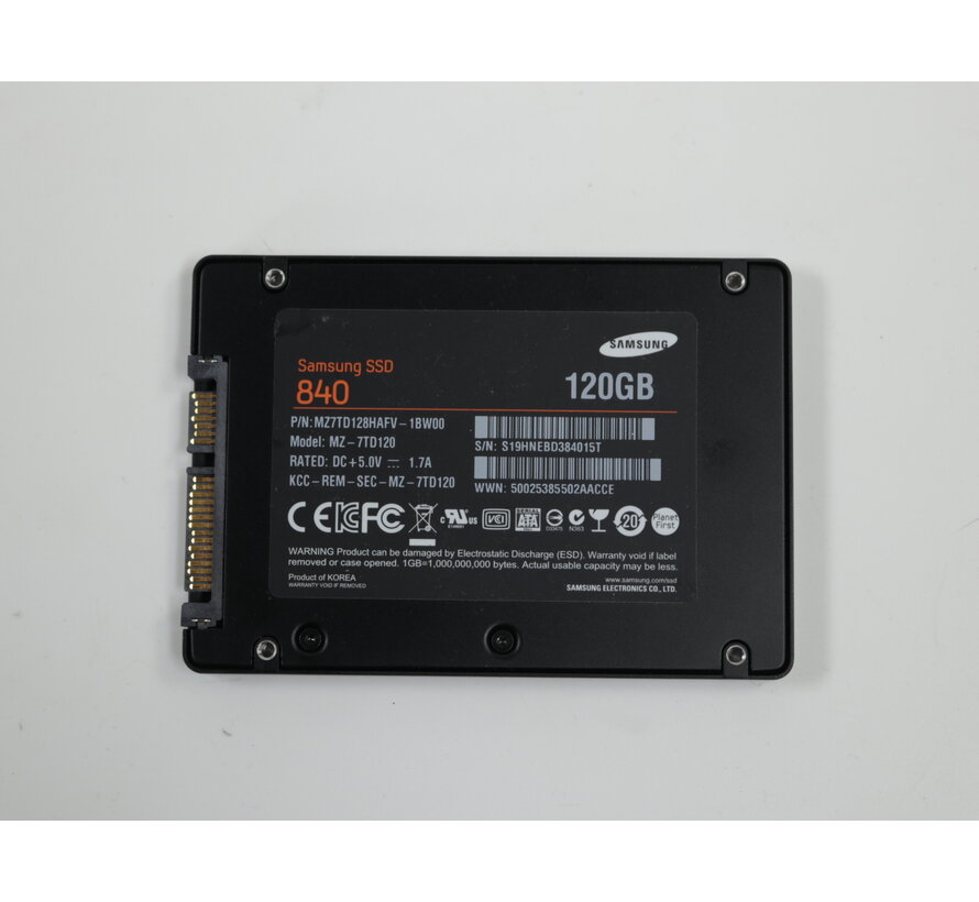 SSD 840 120GB[Tweedekansje]