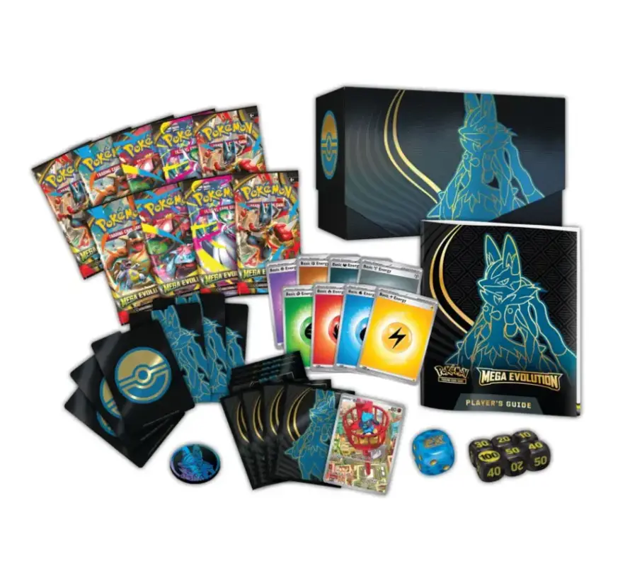 Mega Evolution Elite Trainer Box  Mega Lucario