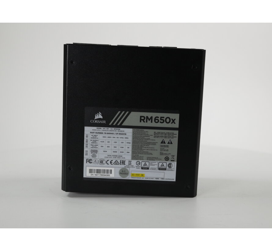 RM650x (2018) Zwart  [Tweedekansje]