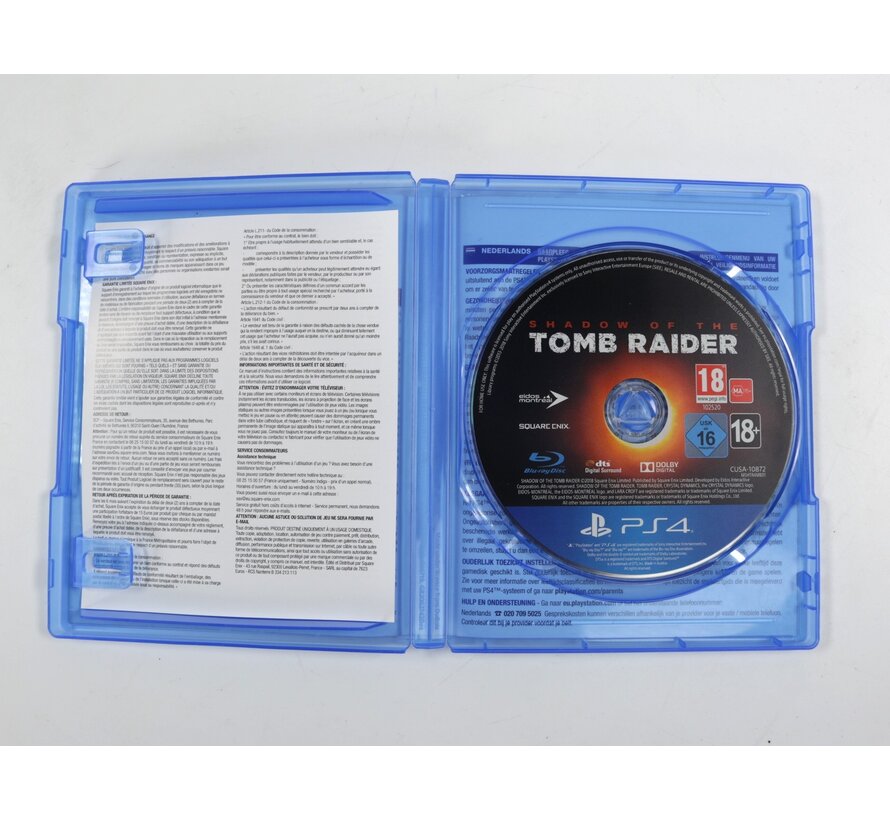 Playstation 4 - Shadow Of The Tomb Raider
