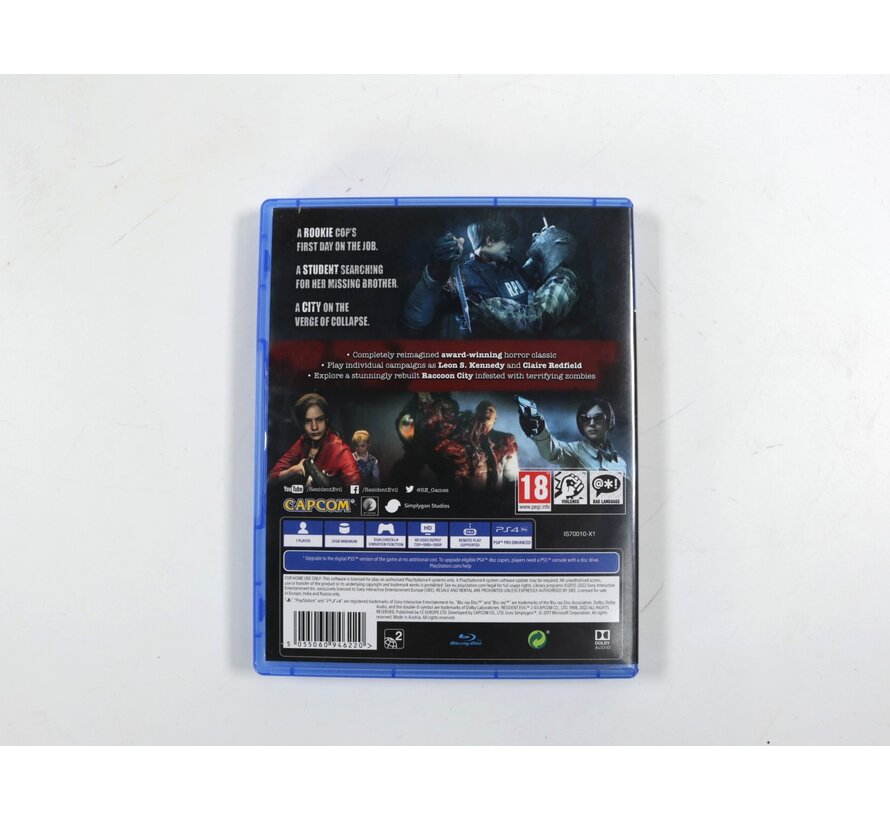 Playstation 4 - Resident Evil 2