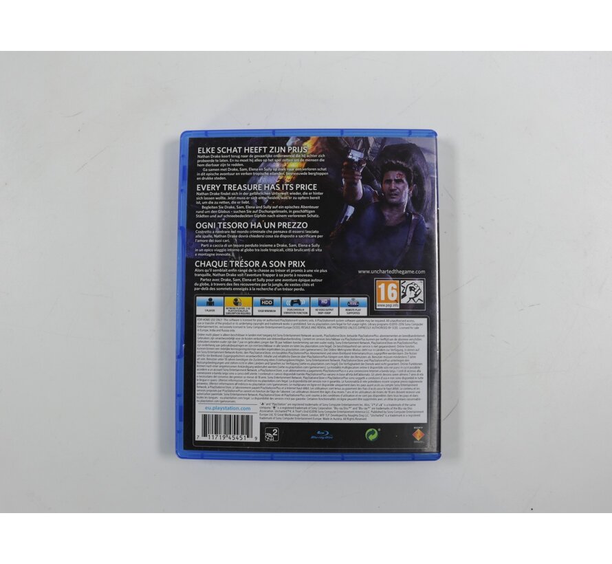 Playstation 4 - Uncharted 4 A Thief's End