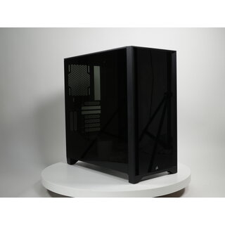 iCUE 4000X RGB Tempered Glass Zwart [Tweedekansje] [Retourdeal]