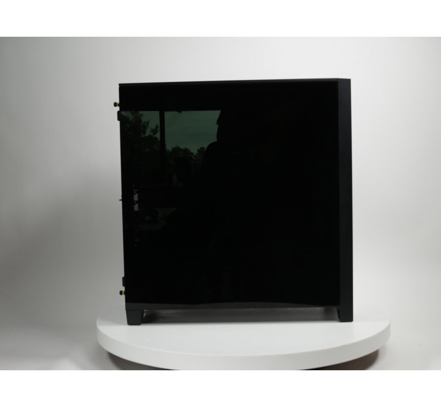 iCUE 4000X RGB Tempered Glass Zwart