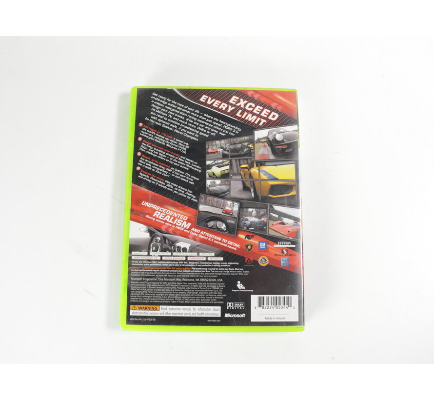Xbox 360 - Project Gotham Racing 3