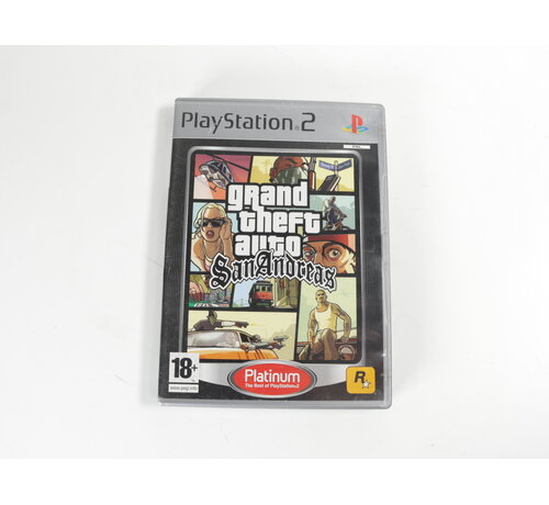 PlayStation 2 - Grand Theft Auto San Andreas (Platinum)