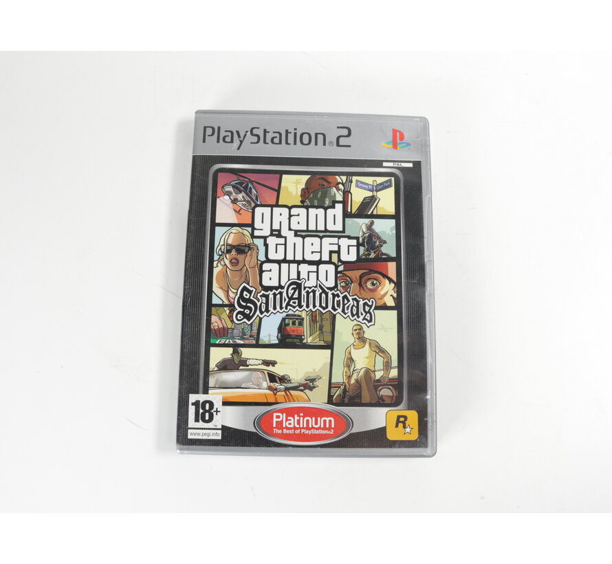 PlayStation 2 - Grand Theft Auto San Andreas (Platinum)