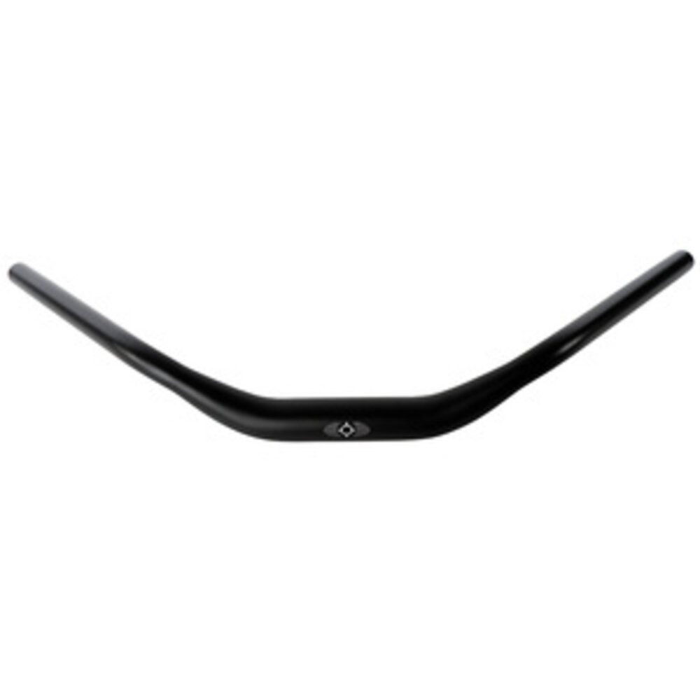 Fahrradlenker Riser Bar | 600 Mm | 20 Mm Rise | Schwarz | Stahl | Klemmung  25,4 Mm | MTB/ATB Lenker Fr Mountainbike