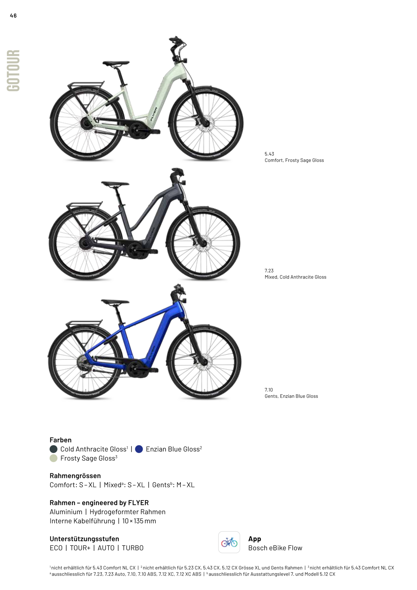 Flyer Gotour - 750 Wh