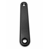 Gazelle kurbel links ebl5 160 mm schwarz/matt isis