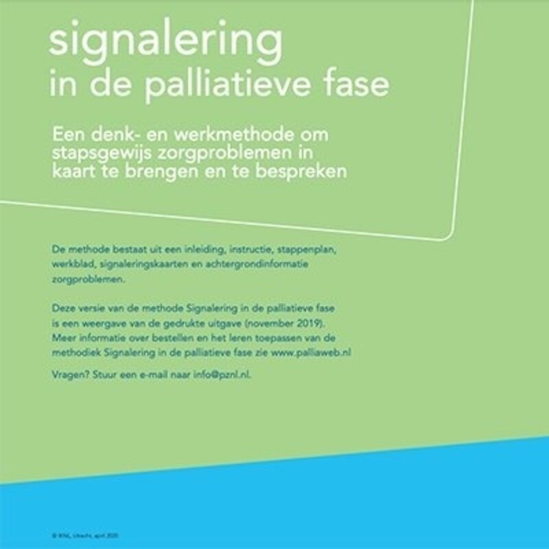 Signalering in de palliatieve fase