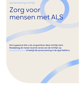 ALS (zorg voor mensen met)  - samenvatting richtlijn