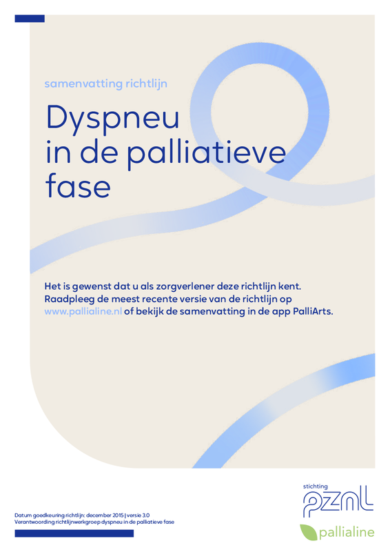 Dyspneu in de palliatieve fase - samenvatting richtlijn