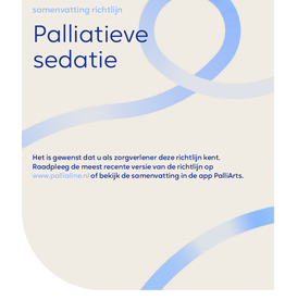 Palliatieve sedatie - samenvatting richtlijn