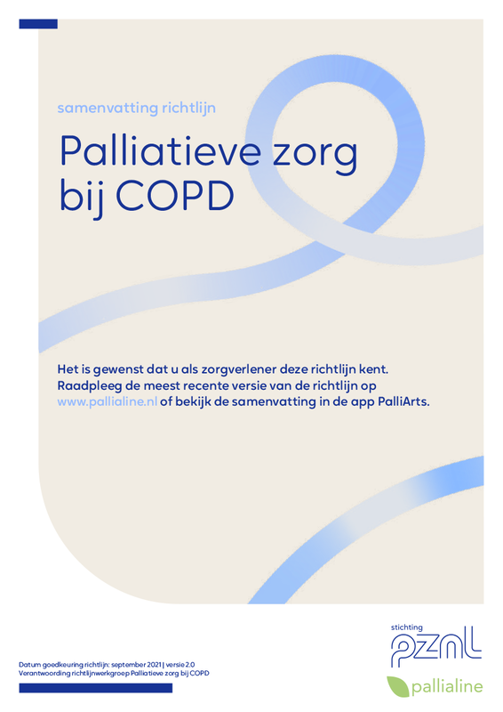COPD (palliatieve zorg bij) - Samenvatting richtlijn