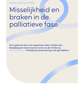 Misselijkheid en braken in de palliatieve fase - samenvatting richtlijn