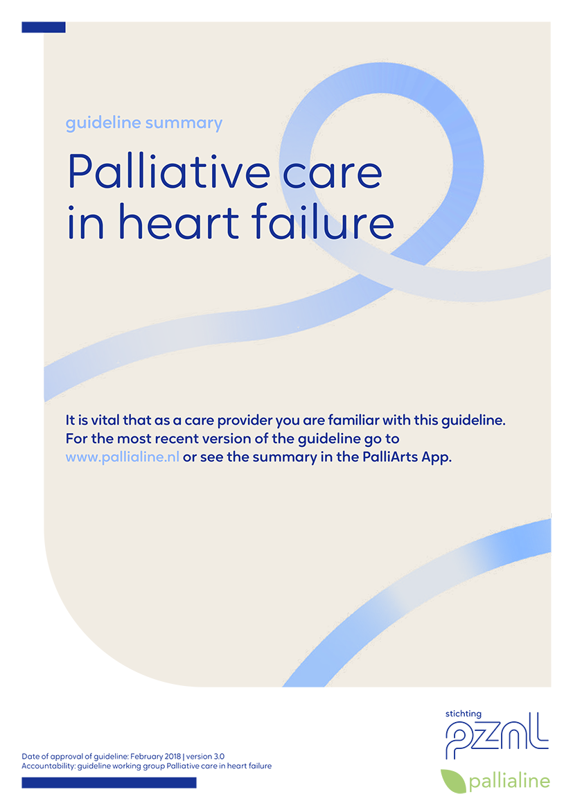 Guideline palliative care in heart failure - shop.pznl