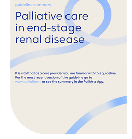 End-stage renal disease (palliative care in ESRD) - guideline summary
