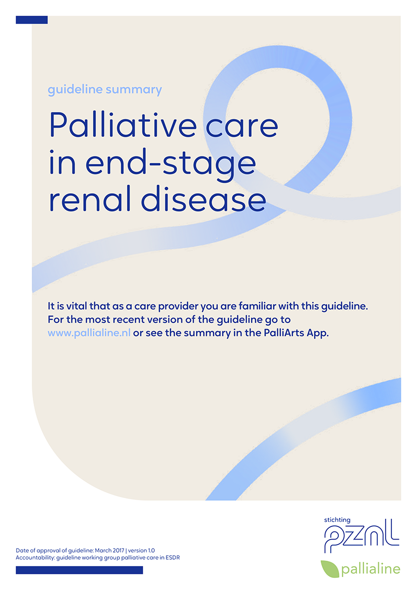 Guideline summary Palliative care in end-stage renal disease (ESRD ...