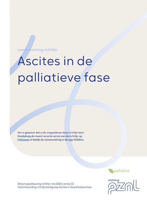 Ascites in de palliatieve fase - samenvatting richtlijn