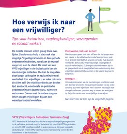 Verwijzen naar vrijwilliger