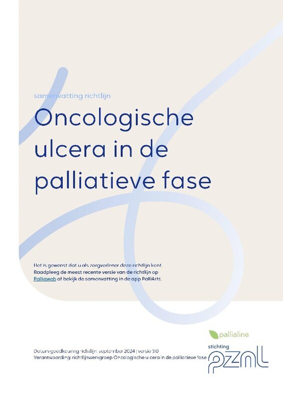 Oncologische ulcera in de palliatieve fase - samenvatting richtlijn