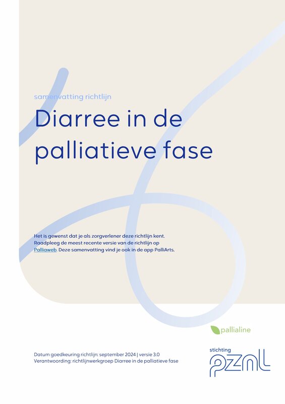 Diarree in de palliatieve fase -  samenvatting richtlijn